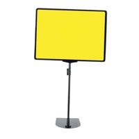 Ioensy - Soporte Para Etiquetas De Precio De Supermercado, Soporte Para Letreros Ajustable, Negro, Reutilizable, Para Negocios, Marco A3