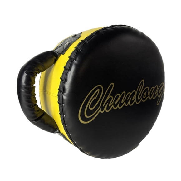 Punch Shield Saco De Boxeo Con Mango Almohadilla De Boxeo Para Mma Taekwondo Muay Thai Amarillo