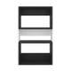 thumbnail image 2 of Mueble Auxilar Muro Baño Eco Blanco Y Negro, 2 of 7