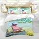 thumbnail image 5 of Harvey Beaks Conjunto de sábanas temático, trío de piezas, cómodo y amigable con la piel, diseño único, regalo de decoración para el hogar para familiares, amigos y fans,135cm *200cm, 5 of 6