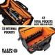 thumbnail image 3 of Bolsa para herramientas Klein Tools 55469 Tradesman Pro, abierta, 3 of 9