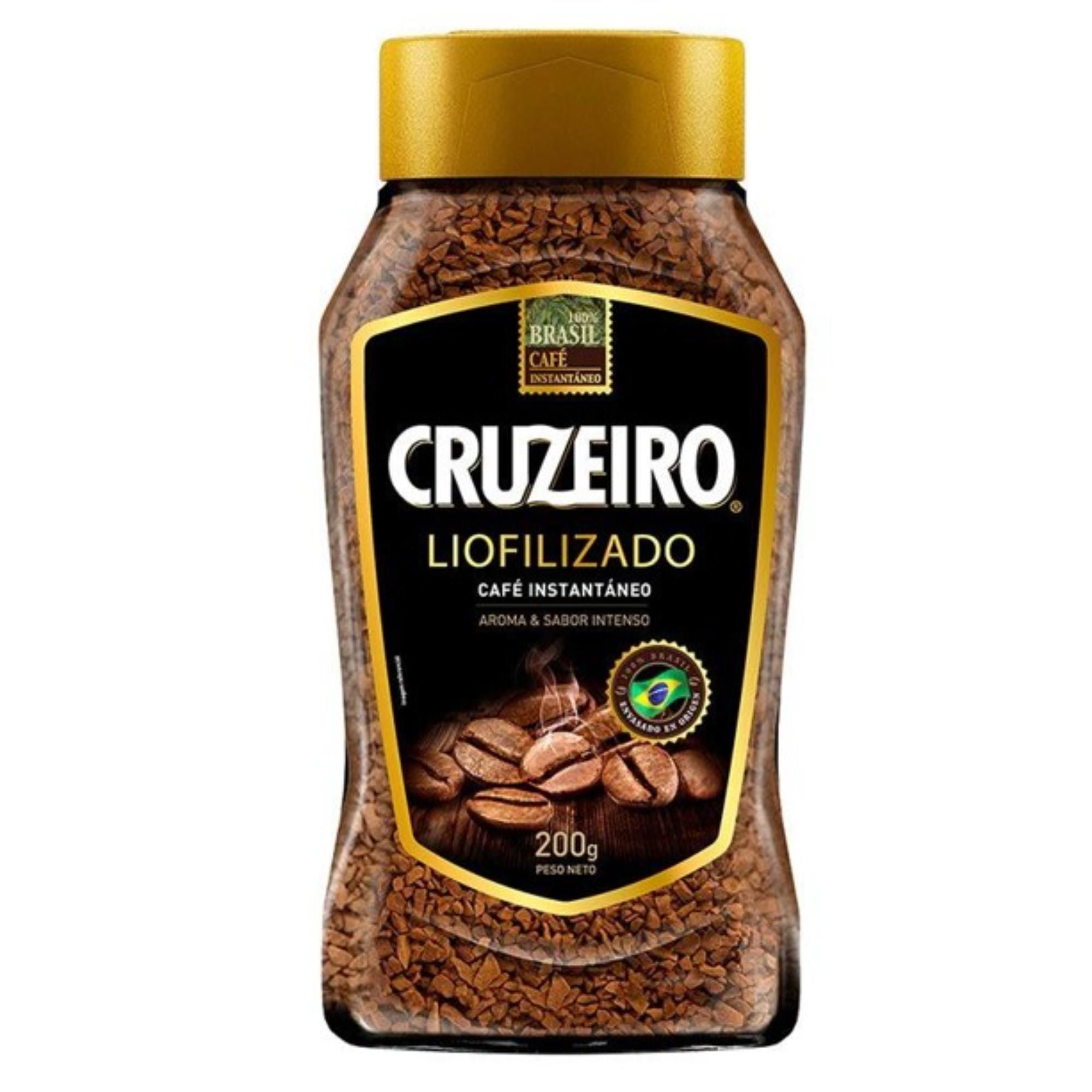 Café Instantáneo Liofilizado Frasco 200 gr Cruzeiro