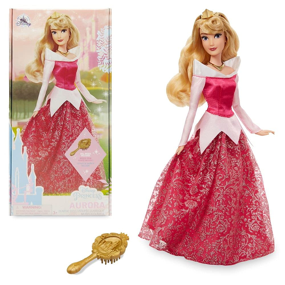 Muñeca Disney Store Princesa Aurora La Bella Durmiente De 28 Cm
