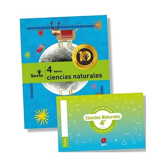 Pack Ciencias Naturales 4° Savia