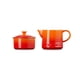 thumbnail image 2 of Set Lechero + Azucarero Le creuset naranja, 2 of 2