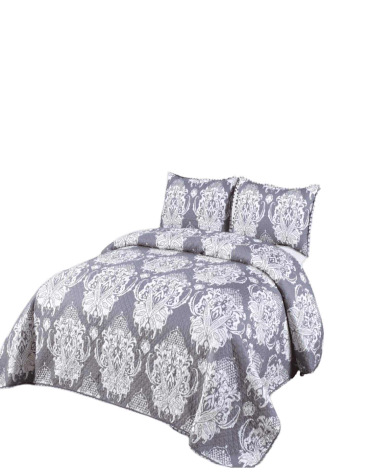 Todo Para El Hogar - Cubrecama Ligero De Verano Con Pompones - Elegantes King / Super King