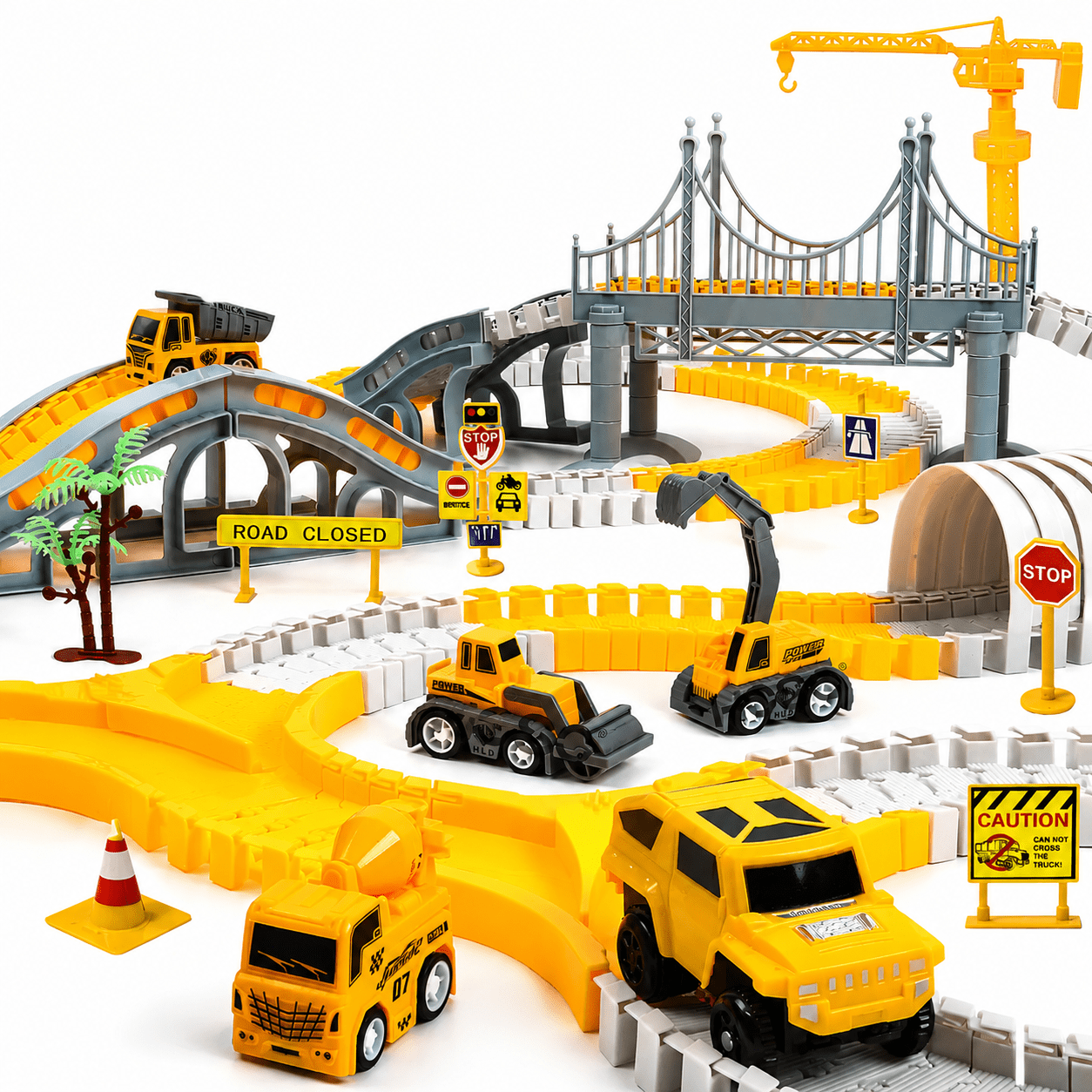Genérica - Set Pista De Autos Infantil Bloques Armables