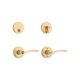 thumbnail image 4 of Manilla de cerradura de puerta Combo Deadbolt Kwikset Sedona en latón satinado, 4 of 8