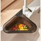 thumbnail image 2 of 1pcKitchen Sink Drain Basket Swan Drain Basket Multi-Functional Hanging Filtering Draining Rack Sponge Holder Shelf Baskets Kitchen Sink Filter Basket Corner Sink Drain Kitchen Accessories, 2 of 4