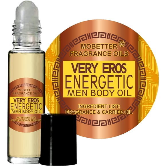 Aceite aromático MOBETTER Very Eros Energetic Cologne para hombre, 10 ml