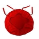 thumbnail image 1 of Funda de cojín para silla LA, lino, poliéster, popelina, roja (paquete de 4), 1 of 2