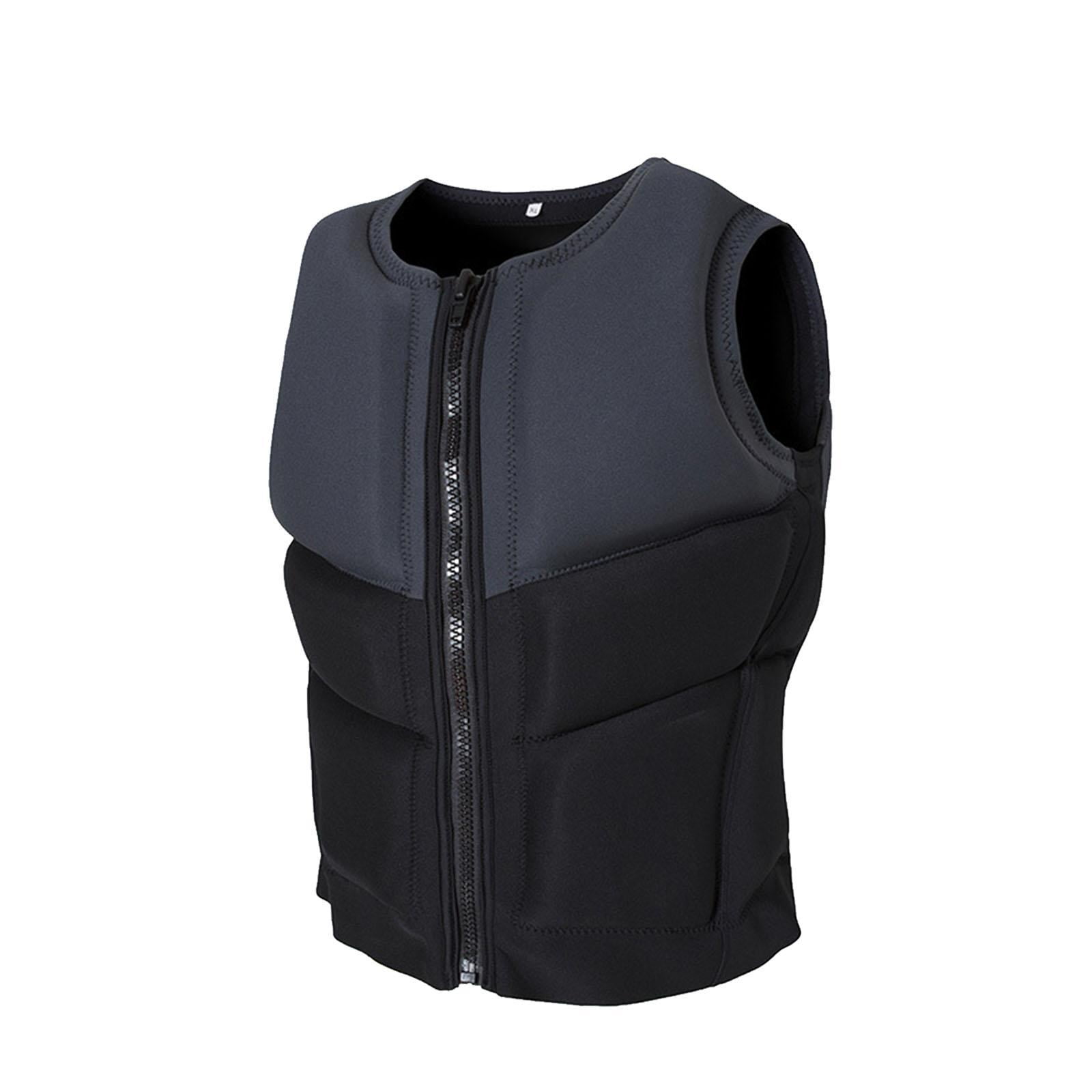 Magideal - Chaleco Salvavidas Para Navegación, Compacto, Multiusos, Con Cierre De Cremallera, Portátil. L