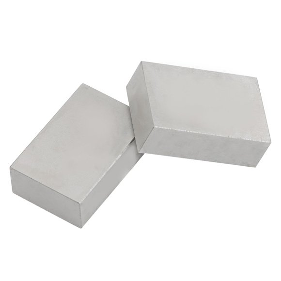 Bloques de acero findmall 2,5 × 5 × 7,6 cm HRC 57‑62 1,6 kg