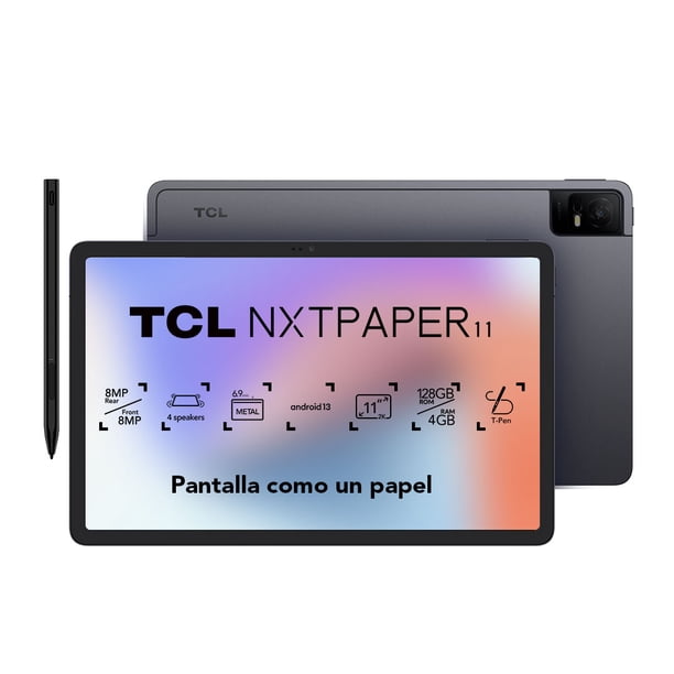 TCL NXTPAPER 11 フルセット（抽選当選ケース付） Tablet TCL NXTPAPER 11 128GB + 4GB Lápiz + Flip Case | Lider