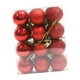 thumbnail image 3 of 24 Piezas Bolas De Navidad Adornos Colgantes Para Festivales Celebración Del Porche Rojo, 3 of 3