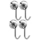 thumbnail image 1 of Paquete De 4 Perchas Magnéticas Para Guirnaldas Confiables Para El Dormitorio De La Puerta De La Casa De Navidad, 1 of 5