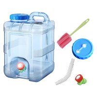Magideal - Contenedor De Agua Con Tanque De Agua Con Espita, Contenedor De Agua Potable De 10L De Espesor, Cubo De Almacenamiento De Agua Para Conducir, Acampar Con Tapa De Manguera