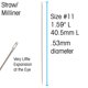 thumbnail image 4 of Agujas de paja The Beadsmith L4312 Tamaño 11 Pack de 25, 4 of 7