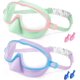 thumbnail image 1 of Gafas natación niños nuevas visión amplia antivaho anti-UV piscina 3-14 años, 1 of 6