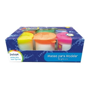 Masa Para Modelar 6 Colores 50 Grs Art & Craft