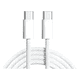 thumbnail image 1 of Cable de carga USB tipo c a USB tipo c 1m 60w Blanco, 1 of 3