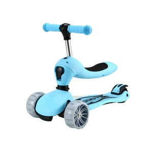 Global Latin - Scooter Monopatín 3 En 1 Con Asiento Y Ruedas