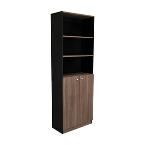 Fm Furniture - Estante Organizador De Libros 2 Puertas 180,6X62,8X29,9 Cm