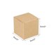 thumbnail image 2 of Cajas de Cartón de Papel Caja de Regalo Marrón 2x2x2 Pulgadas para Envolver Regalos 15 Piezas, 2 of 6