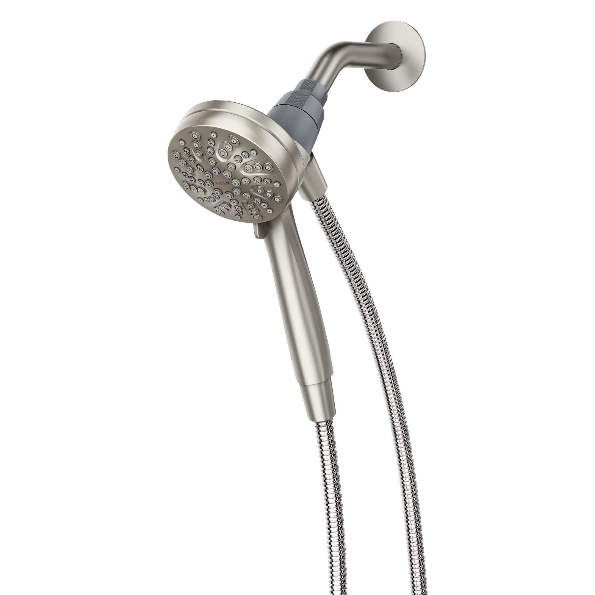 Cabezal De Ducha Portátil Moen Engage Magnetix De 3.5 Pulgadas En Níquel Cepillado