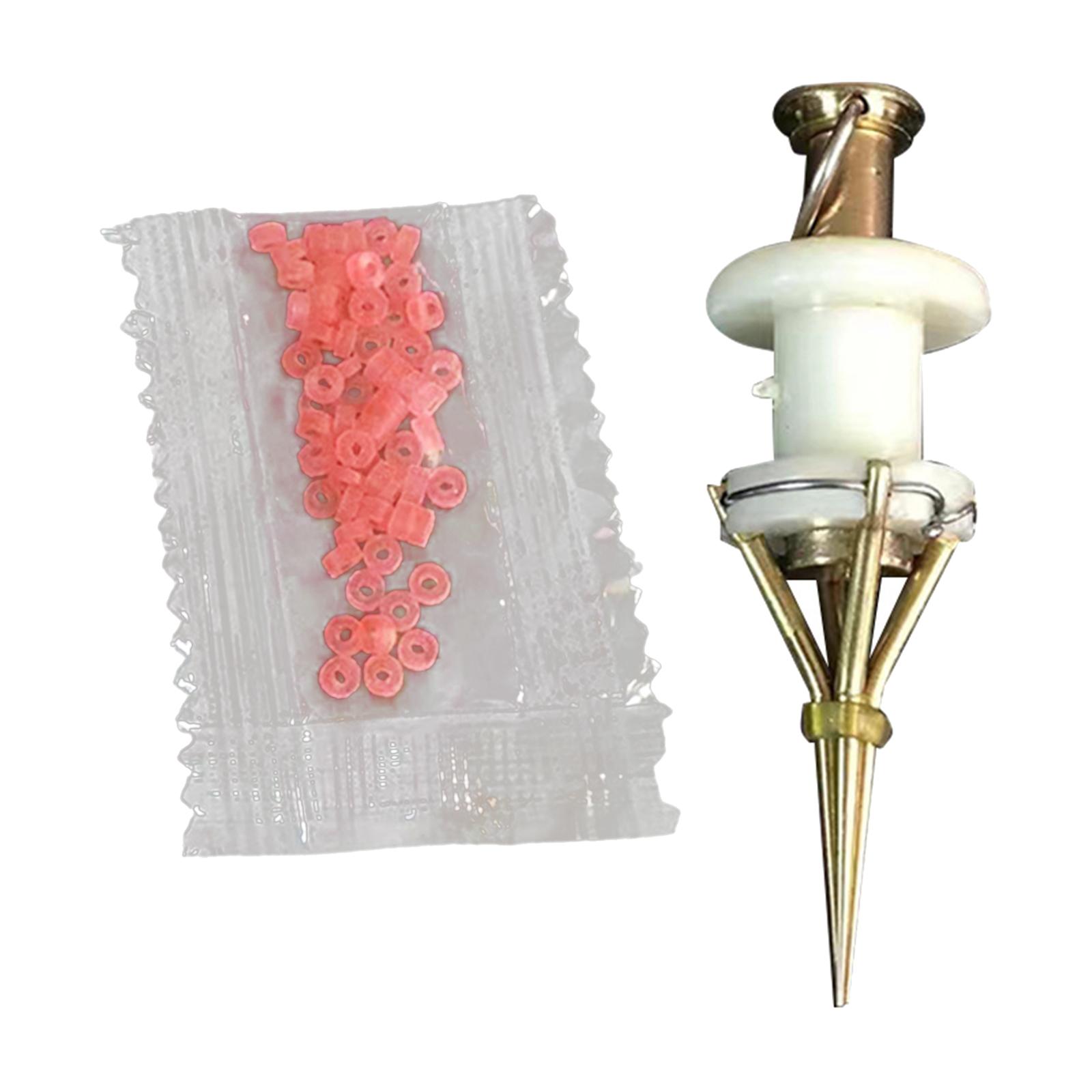 Magideal - Anillador De Pellets De Pesca, Aparejos De Pesca, Cebo Para Carpas, Equipo, Herramienta De Anillado, Clip Para Gusanos De Sangre Y Lombrices De Tierra