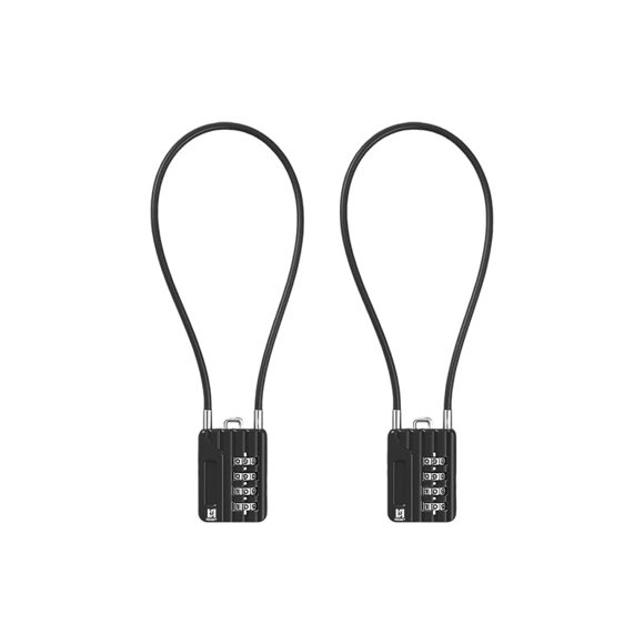 Candado de cable RESET 30 cm 4 dígitos (2 unidades)