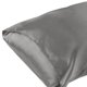 thumbnail image 2 of REGALWOVEN Fundas de Almohada de Satén Juego de 2 con Cierre de Sobre Queen Gris Oscuro, 2 of 6