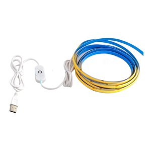 Ioensy - Tira De Luces Led Cob, Iluminación Diy Flexible Impermeable Para Oficina, Fiesta En Casa