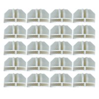 Magideal - Conectores De Rejilla De Armario De Almacenamiento, Piezas De Repuesto De Cubo, Cierre De Armario, Clip De Hebilla Para Estante , Semicírculo Blanco