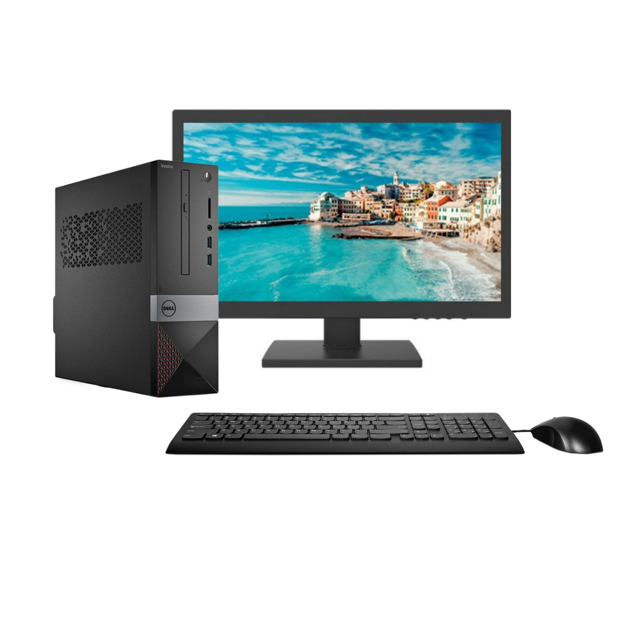 Kit Monitor + Pc Dell Vostro 3268 (i5-7ma 8gb 256gb Ssd) Reacondicionado Grado A