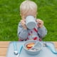 thumbnail image 2 of Vaso infantil de silicona con asas verde, 2 of 2