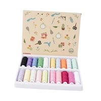 Magideal - Surtido De 20 Bobinas De Hilo De Coser De Poliéster, Hilo Para Máquina, Acolchado, Bordado, Costura A Mano, Resistente A Roturas, Adecuado Para Uso Do Color De La Luz