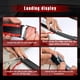 thumbnail image 5 of Tira decorativa universal de fibra de carbono para alerón trasero de coche, sin perforaciones, apta para portón trasero, techo y parachoques (negro carbón), 59 pulgadas, 5 of 6