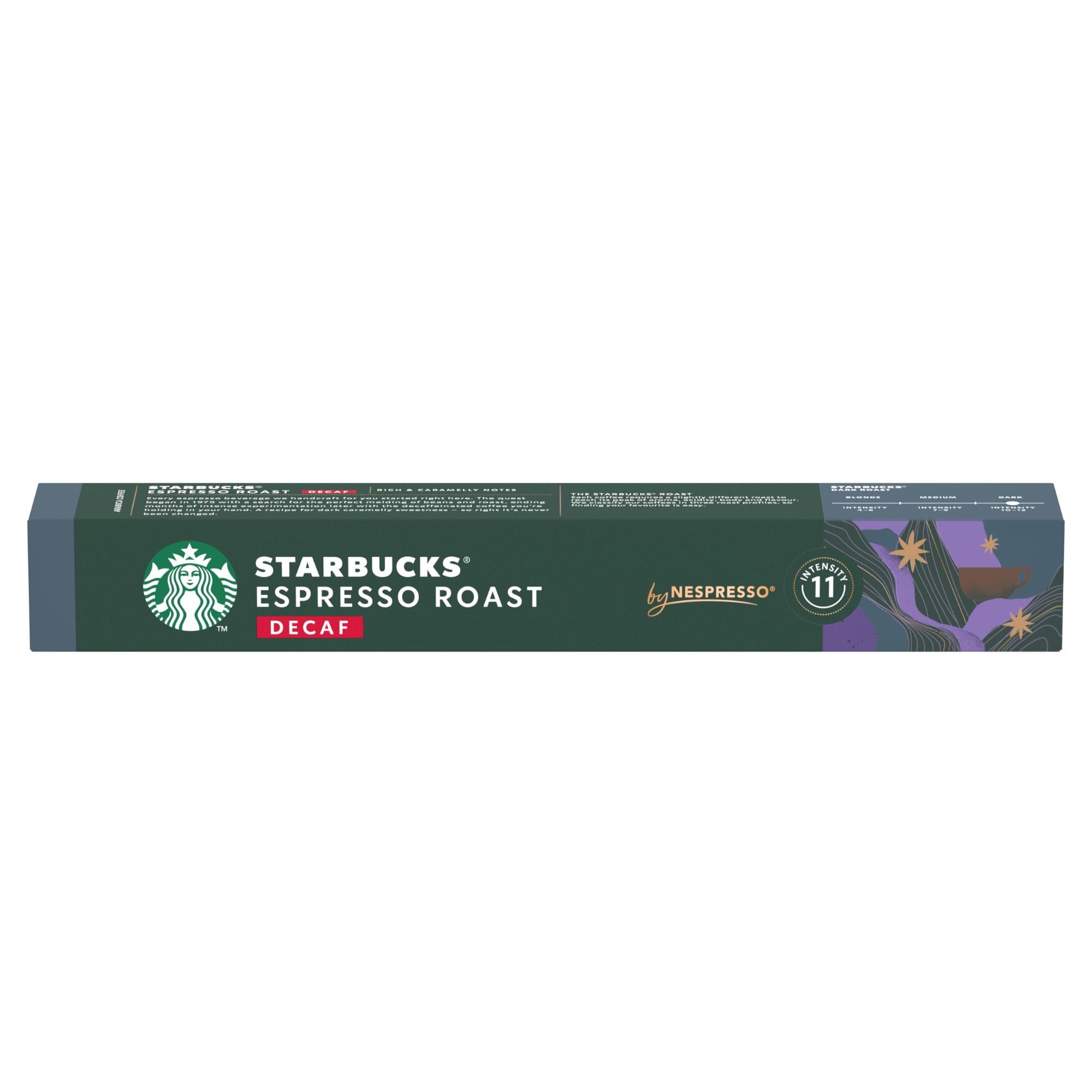 Café En Cápsulas Espresso Roast Decaf 10 Un 10 Un Starbucks by Nespresso