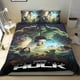 thumbnail image 1 of Hulk Conjunto de sábanas temático, trío de piezas, cómodo y amigable con la piel, diseño único, regalo de decoración para el hogar para familiares, amigos y fans, 90 cm * 190 cm, 1 of 6