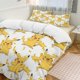 thumbnail image 1 of Pikachu Bed Duvet Cover Funny Anime Cartoon Bedding Sets Lightweight 3 Piece Comforter Sets, 1 of 5