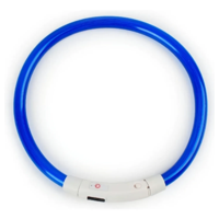 Genérico - Collar Correa Para Perros Mascota Azul