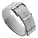 thumbnail image 1 of Correa de Reloj WatchGecko Ridge 20 mm Blanca de Nylon, 1 of 4
