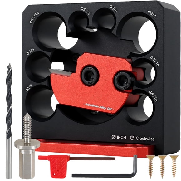 Kit de plantillas para hacer tacos NEMTMCUA con 8 insertos de carburo de 5/16-3/4 pulgadas