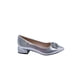 thumbnail image 1 of Zapato de taco Ecocuero ZB011 Plata, 1 of 5