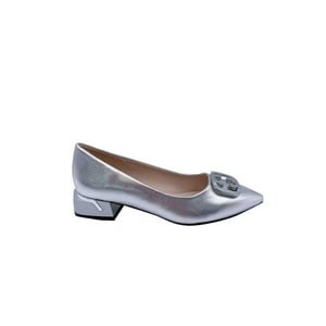 Todopiel - Zapato De Taco Ecocuero Zb011 Plata