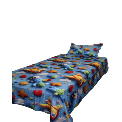 Genérico - Cubrecama De Verano 3D Plaza Y Media 180 X 230 Cm V08