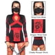 thumbnail image 2 of Disfraz Leg Avenue Dragon Ninja para mujer con mameluco, banda y máscara, 2 of 5