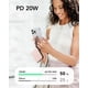 thumbnail image 3 of Mini cargador portátil Power Bank VRURC de 10000 mAh, color rosa, 3 of 8