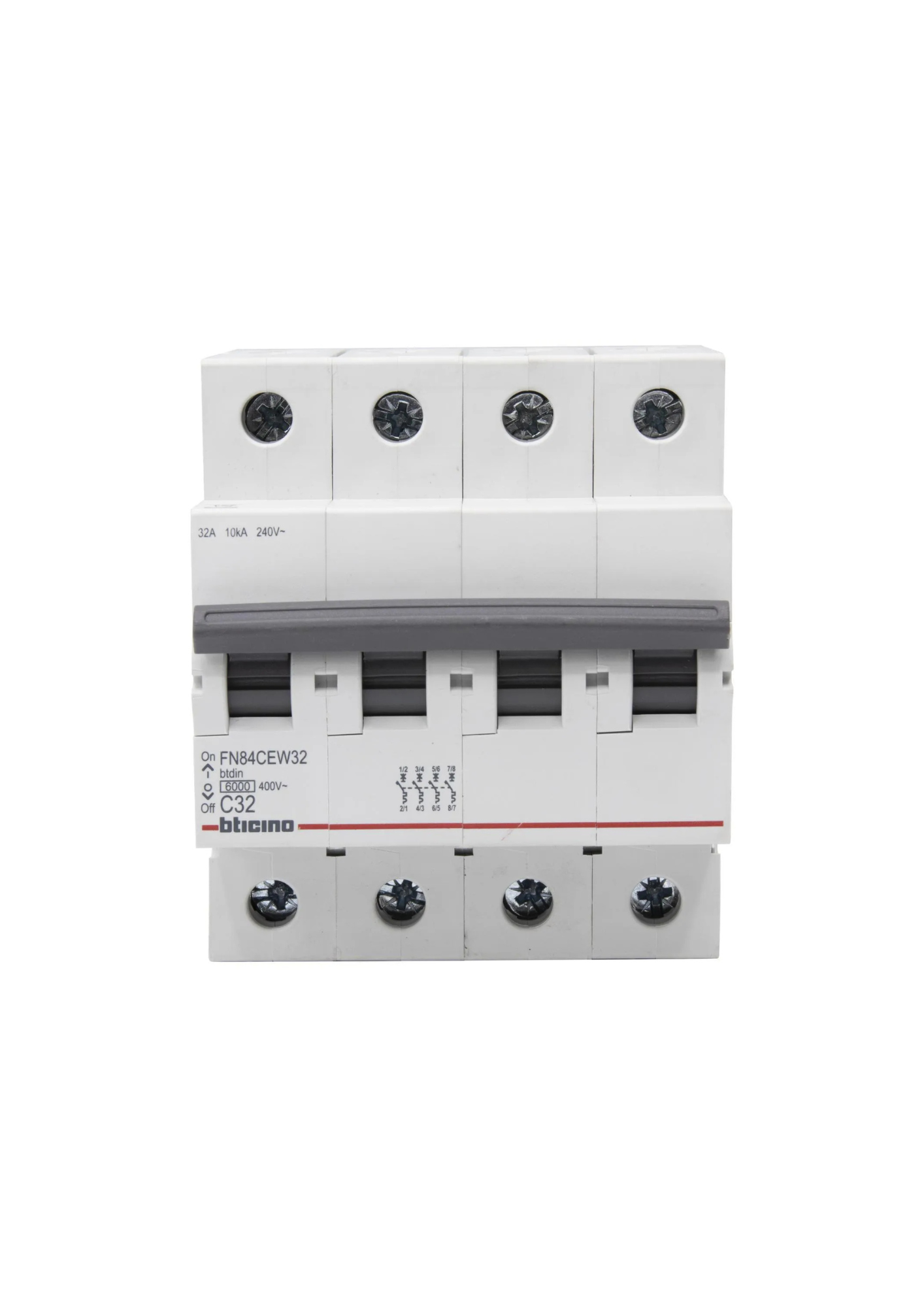 Bticino - Automatico 4X32A 230400V Curva C 6Ka